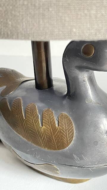 Vintage duck lamp
