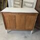 Commode de style Louis XVI peinte blanc
