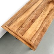 Table de ferme en noyer massif, années 50