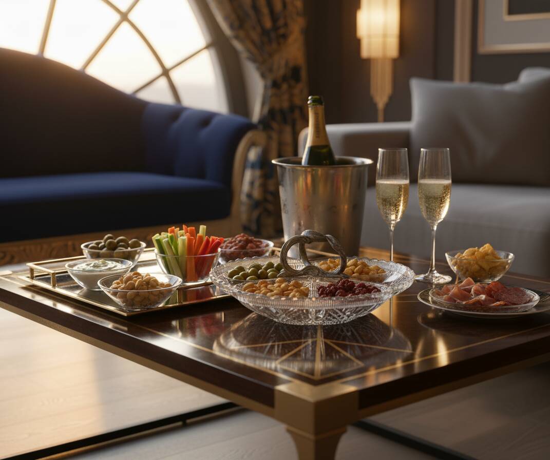 Mendiant Platter - Art Nouveau - Early 20th century - Pressed glass - Must-have