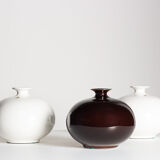 Set of three ceramic vases Pino Spagnolo for Sicart 70s
