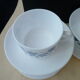 Set of 6 cups of tea or chocolate vintage in arcopal