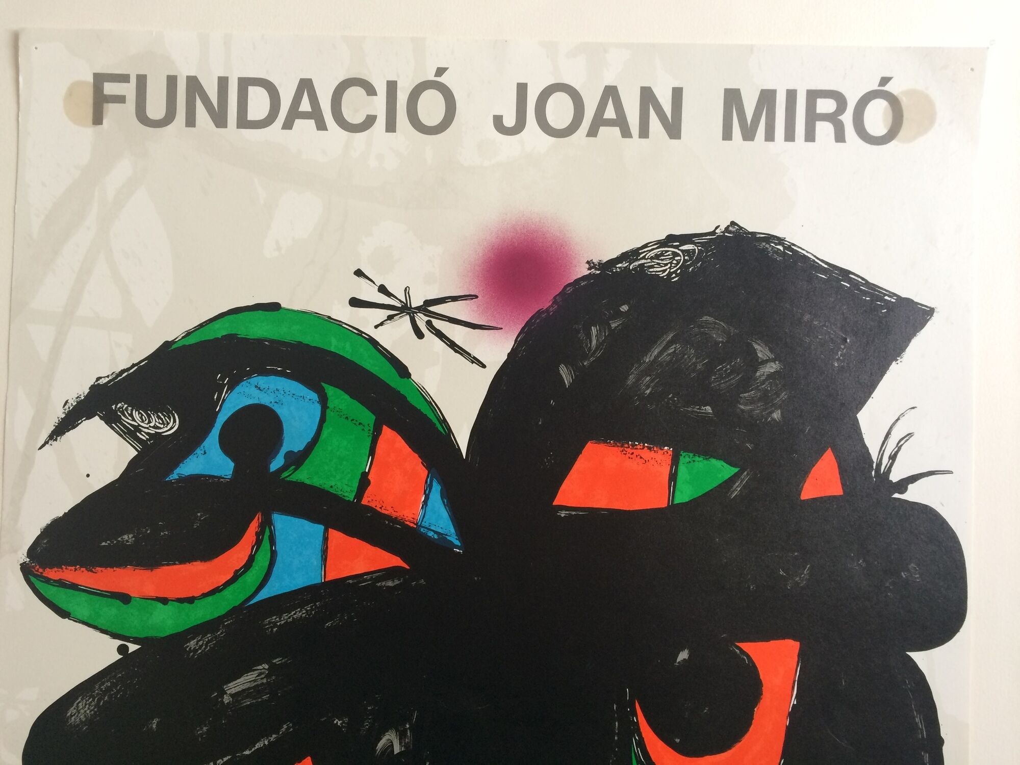 Joan MIRO, Centre d'Estudis d'Art Contemporani - Fundació Joan Miró, 1984. Lithographic poster