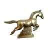 Vintage brass horse