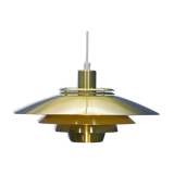 Danish pendant light in brass, 1960s
