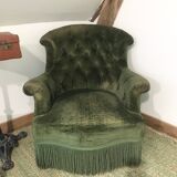 pair of large toad armchairs
