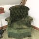 pair of large toad armchairs