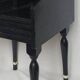Wooden side or bedside table/vinyl storage console. Vintage.