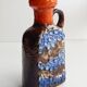 Mid Century Ceramic Jug by Dümler & Breiden, Brown, Orange, Blue Glazing, 1960s
