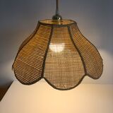 Rattan flower suspension