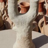 Pottery - Abstract raw tamegroute sculpture two branches