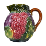 Pitcher Barbotine Salins The Decor Baths Of leaves and fruits