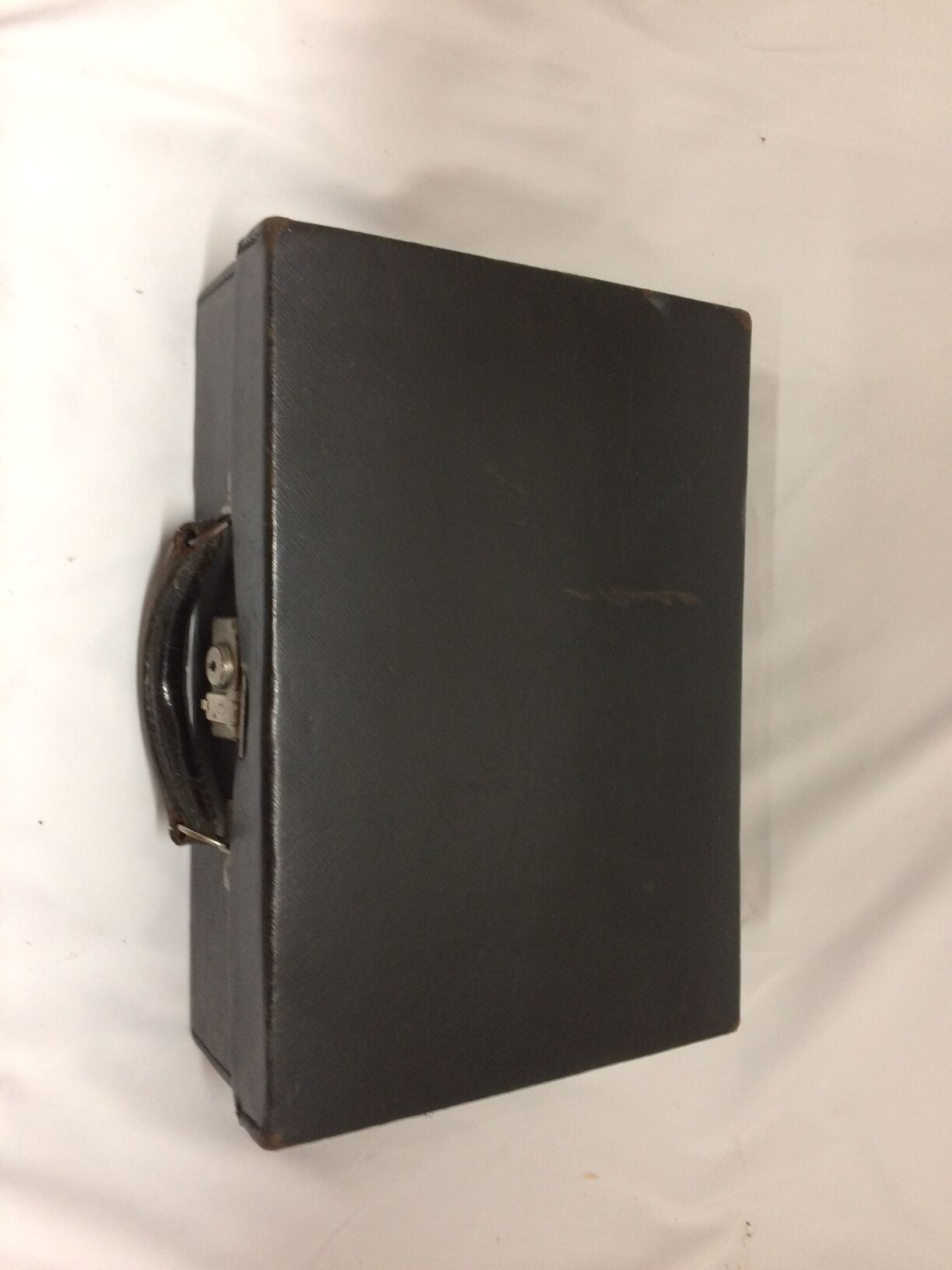 small vintage black suitcase