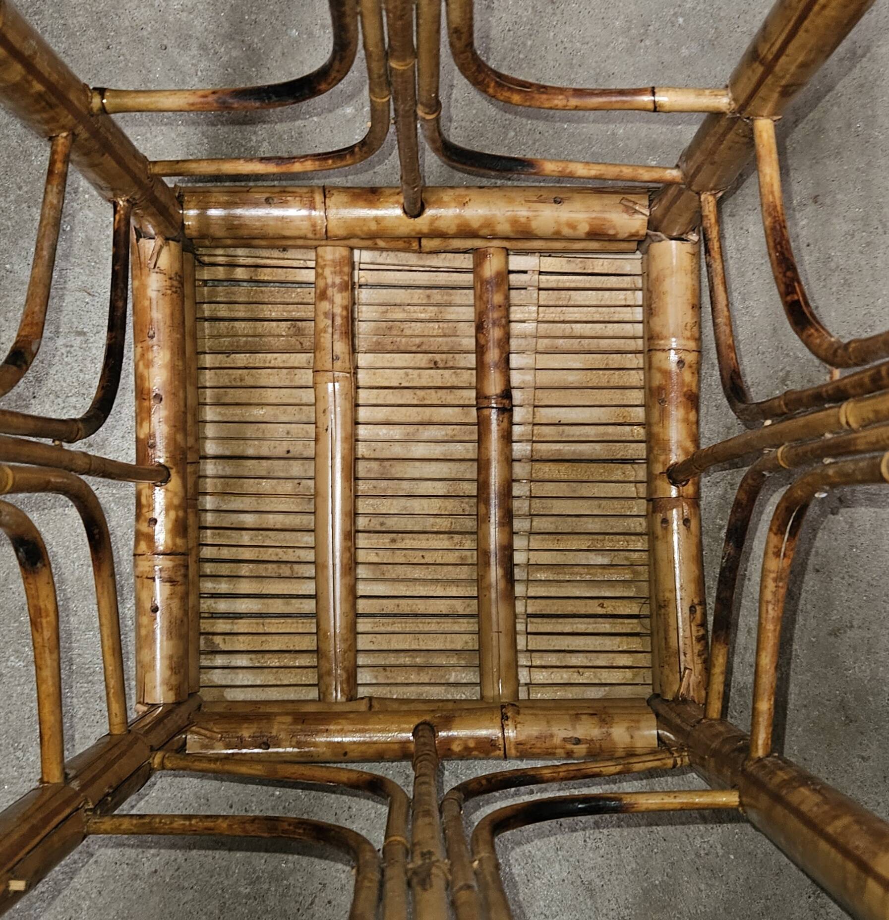 High square vintage bamboo harness