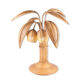 "Rattan 'coconut tree' lamp"