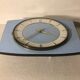 Old clock pendulum formica battery 70s vintage blue