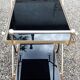 1970s metal rolling trolley