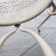 Lot of 6 metal garden seats