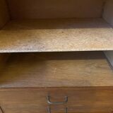 High oak sideboard, 1960s