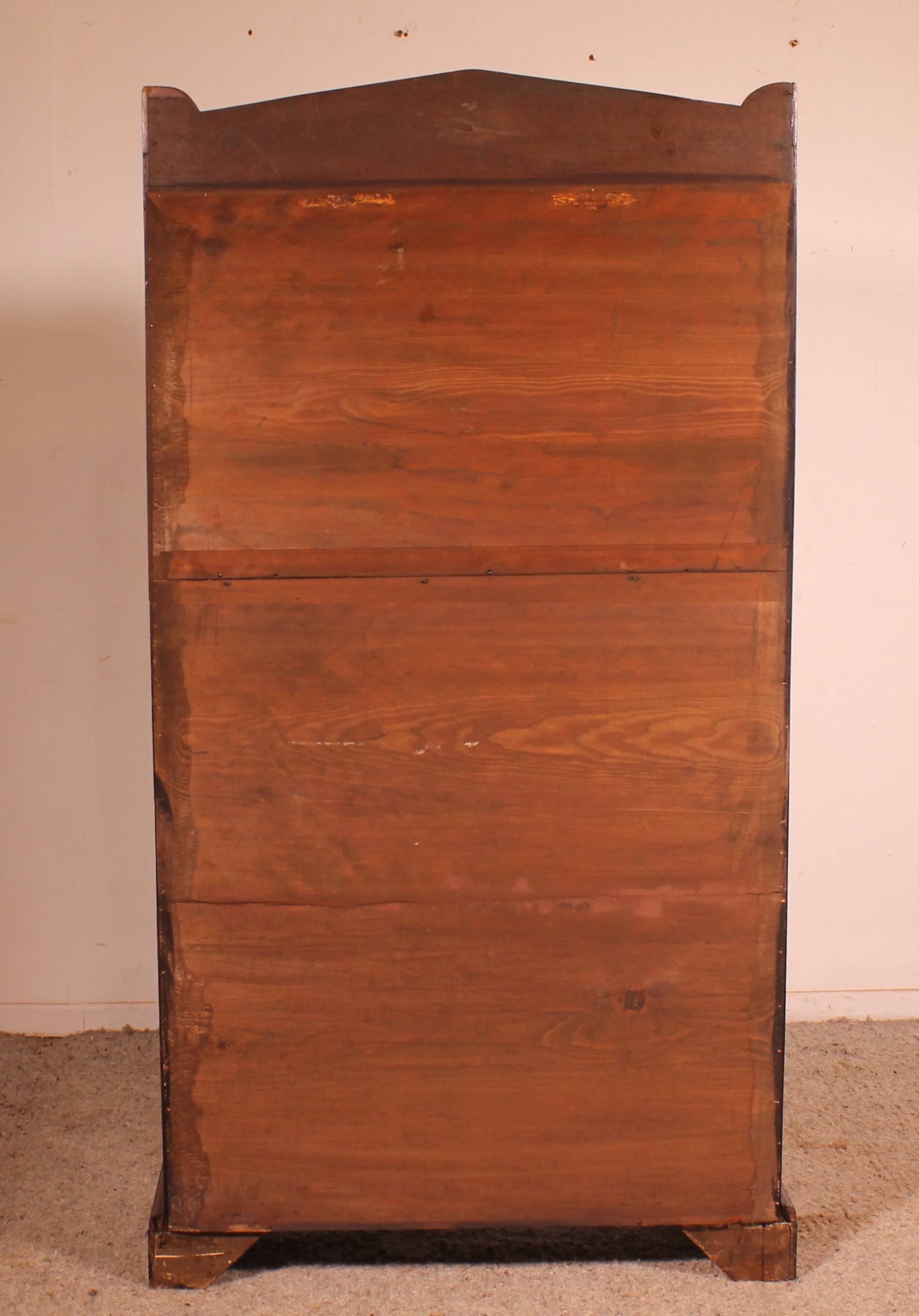 19th Century Mahogany Waterfall Bookcase