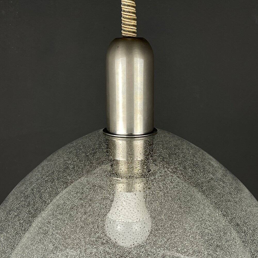 Murano pendant lamp attributed to Carlo Nason for Mazzega, Italy, 1960s.
