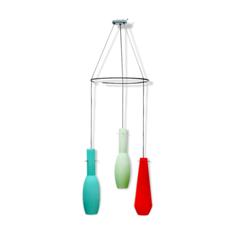 Suspension Italienne en verre de Murano de Gino Vistosi pour Vistosi circa 1950