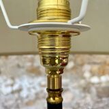 Lampadaire vintage , décors en laiton pieds tripodes circa 1960’s