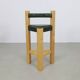 3x Postmodern Barstools in Leather, 1990s