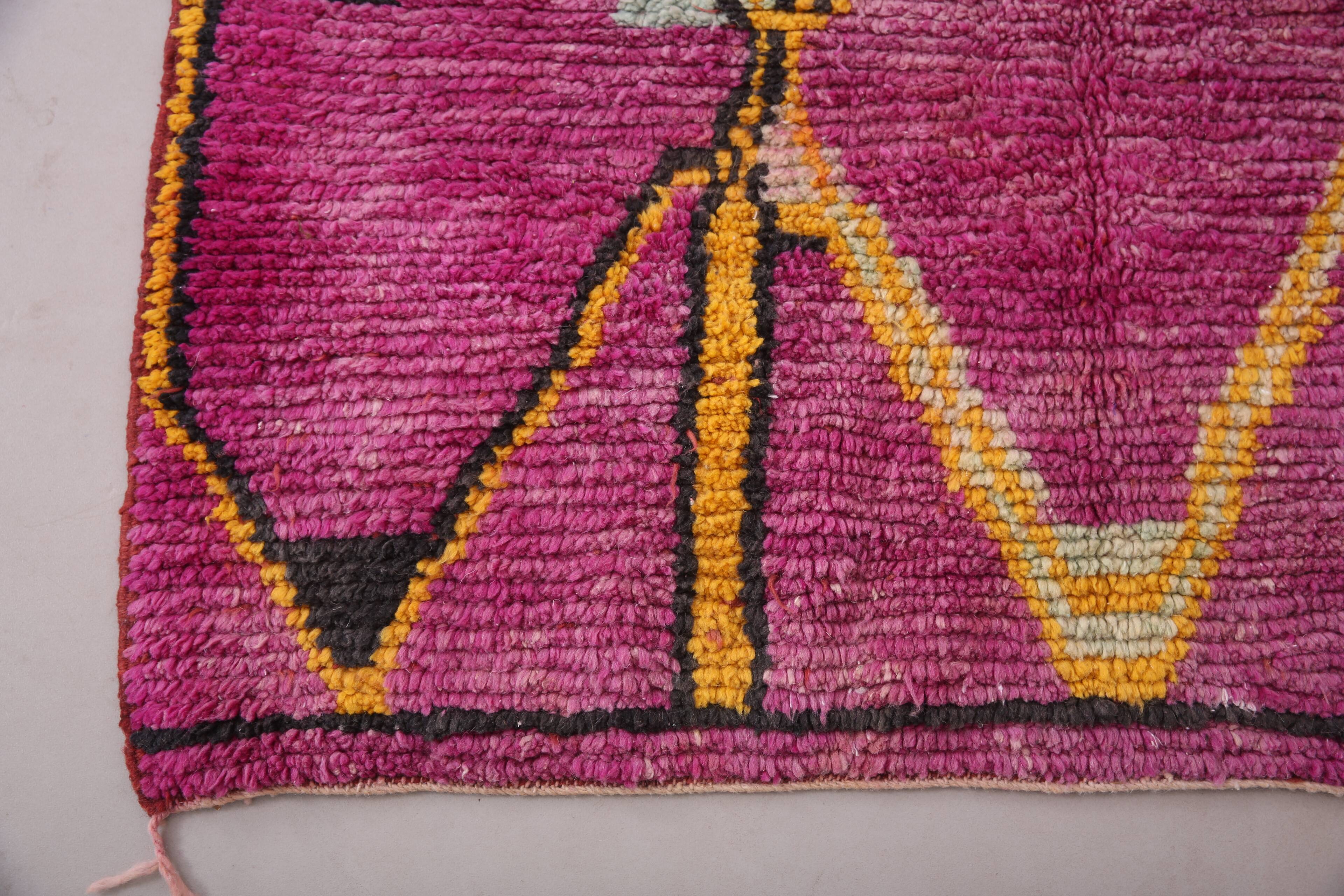 Colorful Contemporary Moroccan rug 134 x 197 cm - Authentic Boujaad Rug