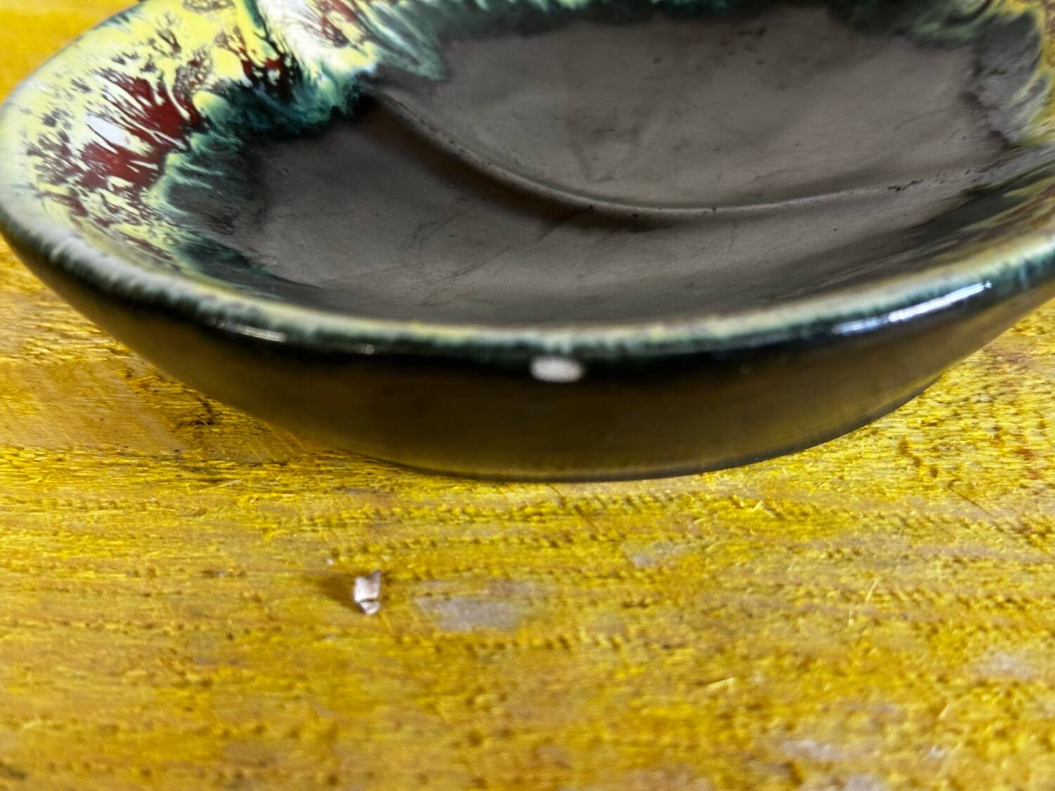 Vintage Ceramic Apple-Shaped Bowl/Trinket Dish