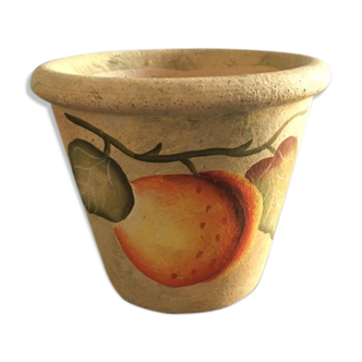 Apricot decor flowerpot