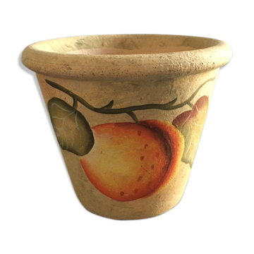 Peach decorative pot