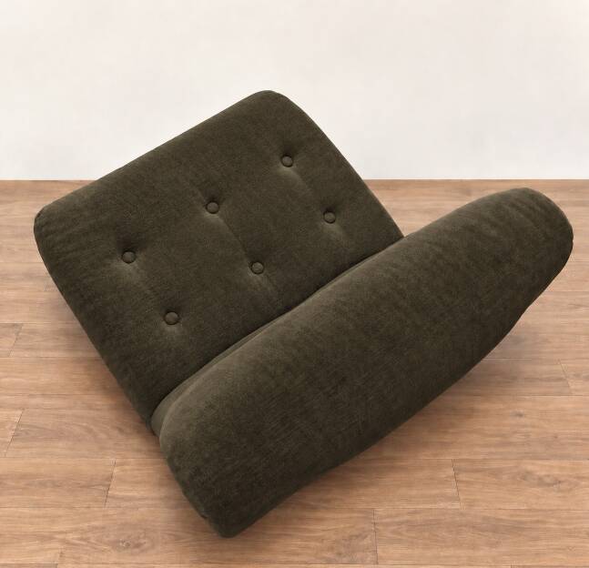 Reupholstered Roche Bobois armchairs