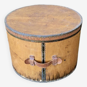 XIX wooden hat box