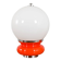 Lampe de table en verre Mazzega Murano de l'ère spatiale attribuée à Carlo Nason, Italie, 1970.