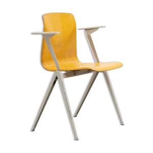 Chaise avec accoudoirs - jaune