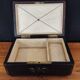 Marquetry jewelry box and music box