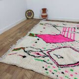 Handmade wool Berber rug 266 X 242 CM