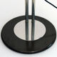 70's table lamp in glass and metal produced by Zonca