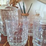 Vintage Whiskey Decanter and Glasses