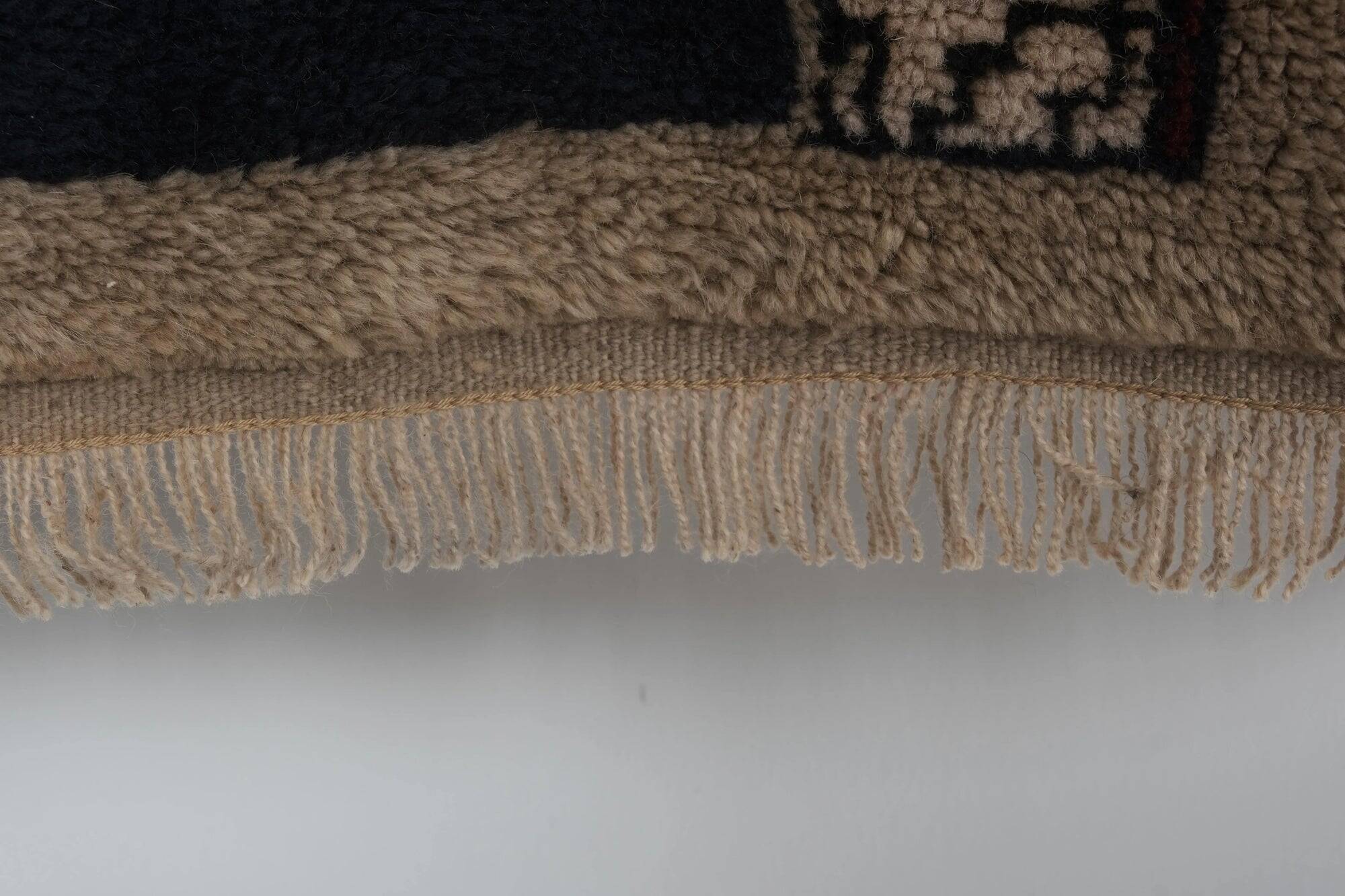 Vintage handmade Turkish rug 90x193 cm