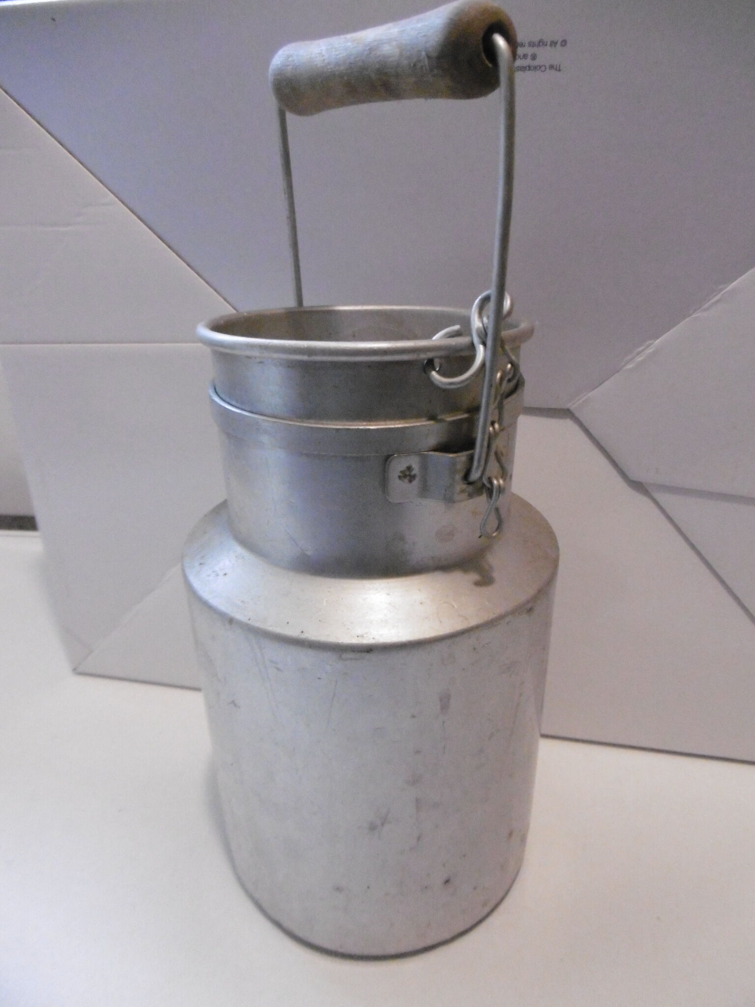 Milk pot aluminum 50s