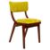 Chaise Mid-Century Moderne, Velours Vert Citron, FR Dedar, Pologne, Années 1960