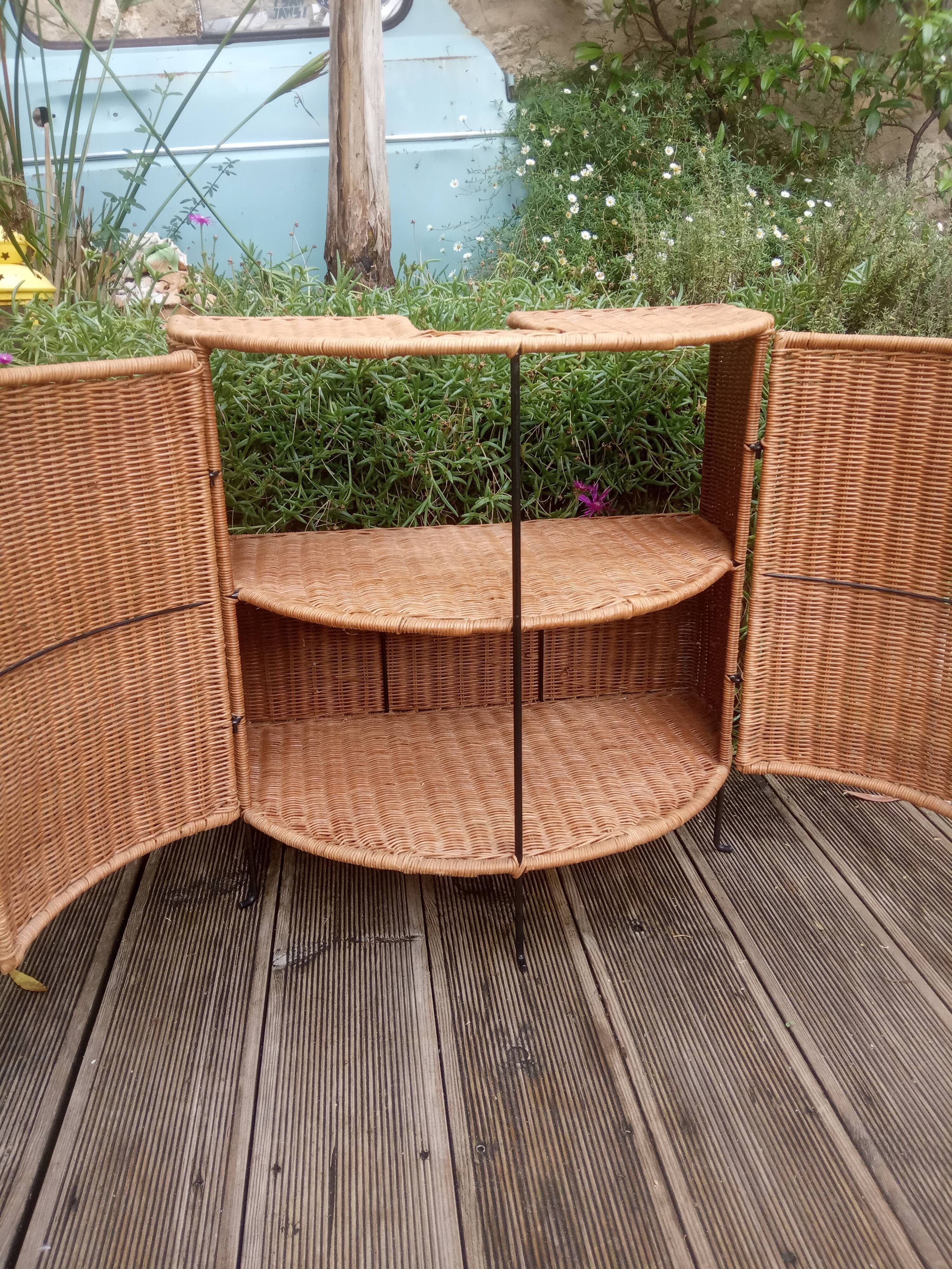 Vintage rattan furniture 50s