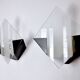 Pair of wall lamps "Rombo" by Miguel Milá, Spain, 1980