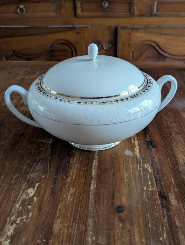 Soupière porcelaine Guy Degrenne collection Lenassia