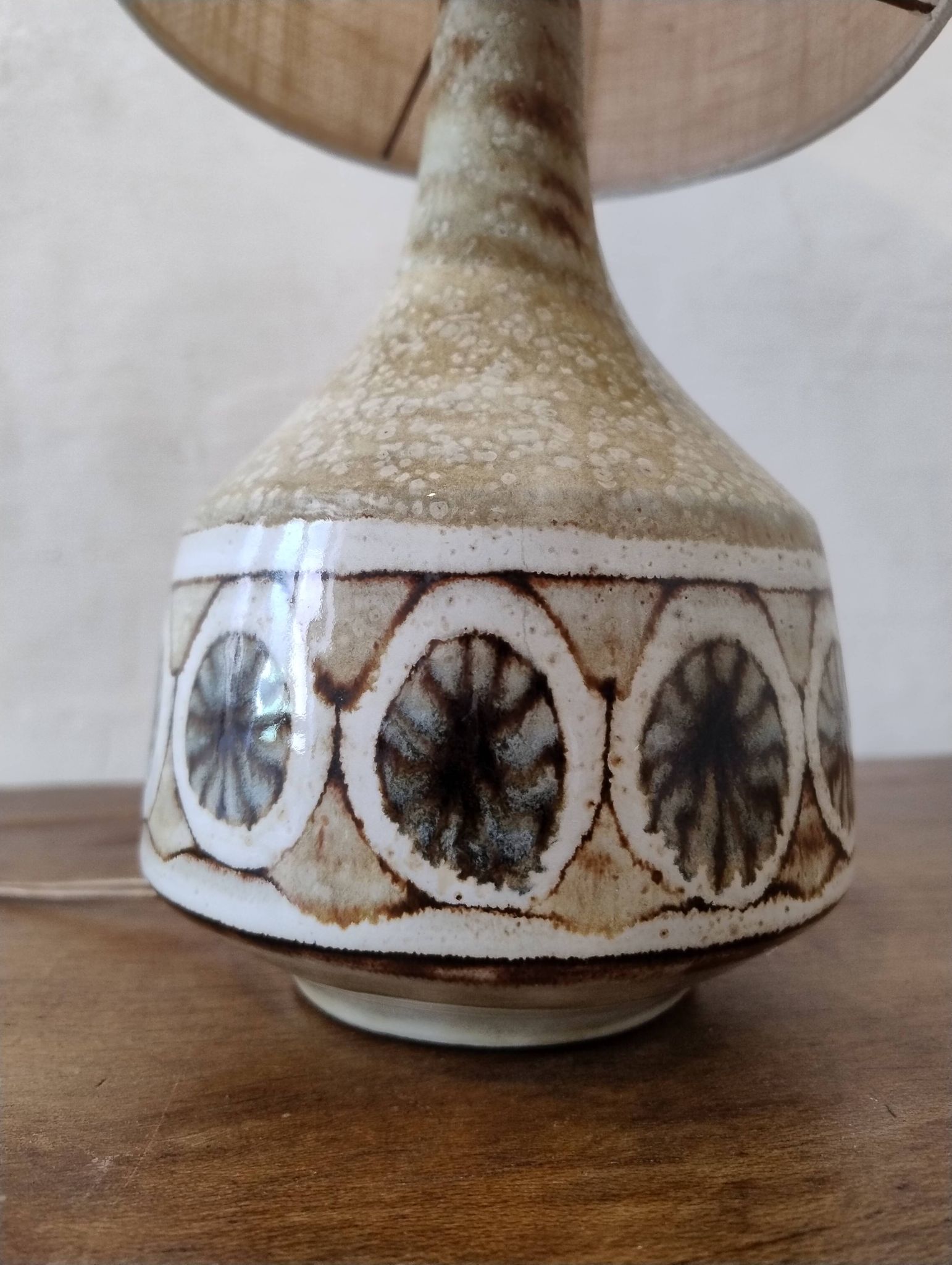 Ceramic lamp by Jean-Claude Malarmey