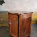 Curved sideboard from the late 19th century in walnut