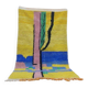 Handwoven natural wool rug, size 1.5/2.5 m.