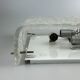 60s 70s ice glass flush mount ceiling lamp by Kaiser Leuchten Germany
